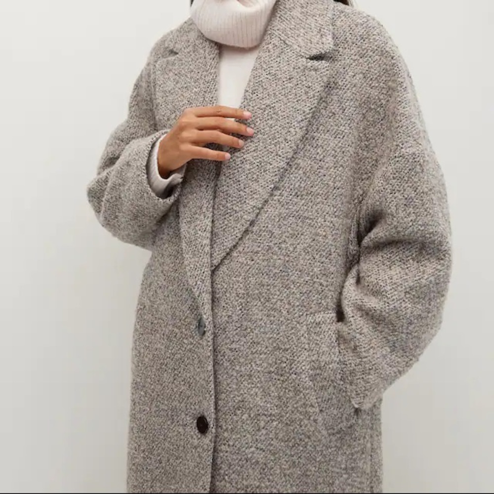 Oversized Wool Coat - Picture 3 of 6